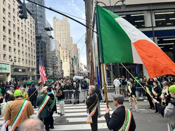 2023 Παρέλαση Του Αγίου Πατρικίου Στη Νέα Υόρκη Μαρτίου 2023 — Φωτογραφία Αρχείου