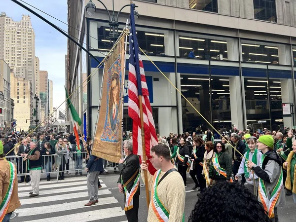 2023 Desfile San Patricio Nueva York Marzo 2023 Nueva York — Foto de Stock