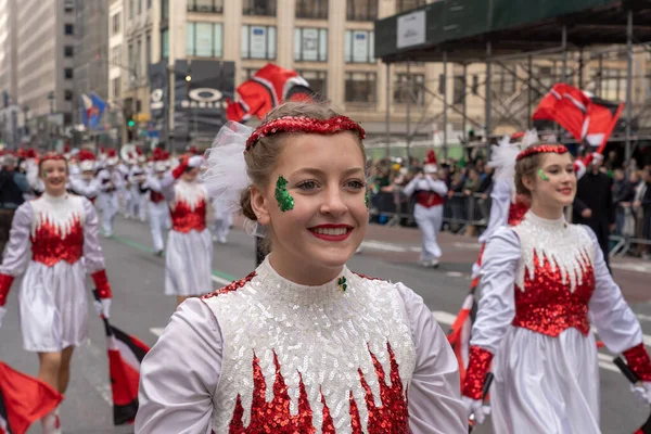 Desfile Del Día San Patricio Ciudad Nueva York Marzo 2023 — Foto de Stock