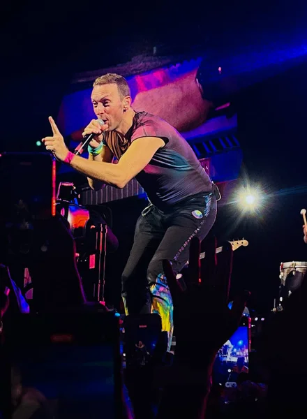 Coldplay Performed Live Morumbi Stadium Sao Paulo March 2023 Sao — Stock Photo, Image