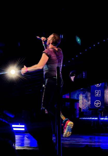 Coldplay Trad Live Het Morumbi Stadion Sao Paulo Maart 2023 — Stockfoto