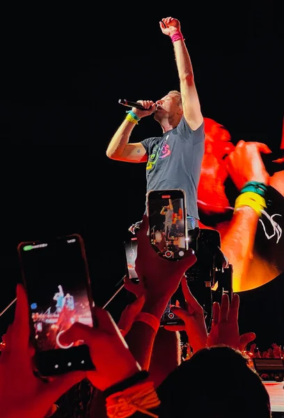 Coldplay Performed Live Morumbi Stadium Sao Paulo March 2023 Sao — Stock Photo, Image