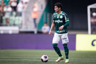Paulista Futbol Şampiyonası Palmeiras Ituano 'ya karşı. 19 Mart 2023, Sao Paulo, Brezilya: Palmeiras ile Ituano arasındaki futbol maçı, 19 Pazar günü Sao Paulo 'daki Allianz Parque' da düzenlenen 2023 Paulista Şampiyonası yarı finali için geçerlidir.). 
