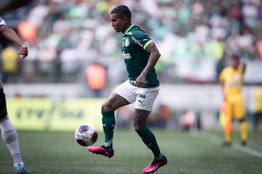 Paulista Futbol Şampiyonası Palmeiras Ituano 'ya karşı. 19 Mart 2023, Sao Paulo, Brezilya: Palmeiras ile Ituano arasındaki futbol maçı, 19 Pazar günü Sao Paulo 'daki Allianz Parque' da düzenlenen 2023 Paulista Şampiyonası yarı finali için geçerlidir.). 