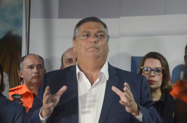 Adalet Bakanı Flavio Dino, Güvenlik Kuvvetleri 'nin Natal' daki (RN) birleşik harekatına eşlik etmek üzere ülkeye geldi. 20 Mart 2023. Brezilya, Rio Grande do Norte, Natal