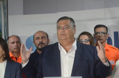 Adalet Bakanı Flavio Dino, Güvenlik Kuvvetleri 'nin Natal' daki (RN) birleşik harekatına eşlik etmek üzere ülkeye geldi. 20 Mart 2023. Brezilya, Rio Grande do Norte, Natal