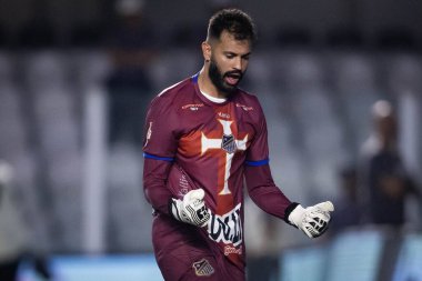 Paulista Futbol Şampiyonası: Agua Santa, RB Bragantino 'ya karşı. Mart 2023, Santos, Sao Paulo, Brezilya: Agua Santa ve RB Bragantino arasındaki futbol maçı, 2023 Paulista Futbol Şampiyonası 'nın yarı finali için geçerli, Urbano Caldeira Stadyumu' nda yapıldı.