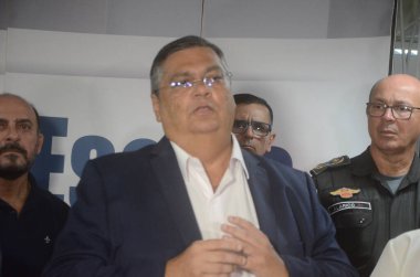 Adalet Bakanı Flavio Dino, Güvenlik Kuvvetleri 'nin Natal' daki (RN) birleşik harekatına eşlik etmek üzere ülkeye geldi. 20 Mart 2023. Brezilya, Rio Grande do Norte, Natal