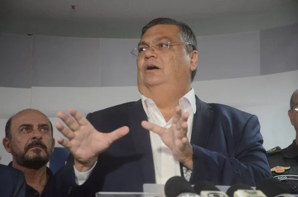 Justisminister Flavio Dino Ankommer Følge Den Integrerte Handlingen Til Sikkerhetsstyrkene – stockfoto