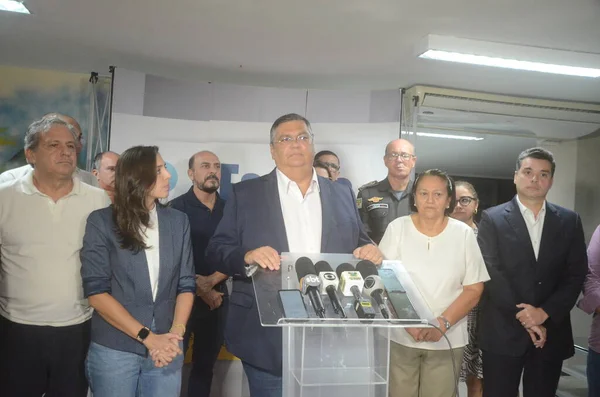 Adalet Bakanı Flavio Dino Güvenlik Kuvvetleri Nin Natal Daki Birleşik — Stok fotoğraf