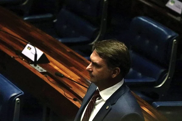 Βραζιλιάνοι Γερουσιαστές Αντιτάχθηκαν Στο Σχέδιο Του Pcc Απαγάγει Τον Γερουσιαστή — Φωτογραφία Αρχείου