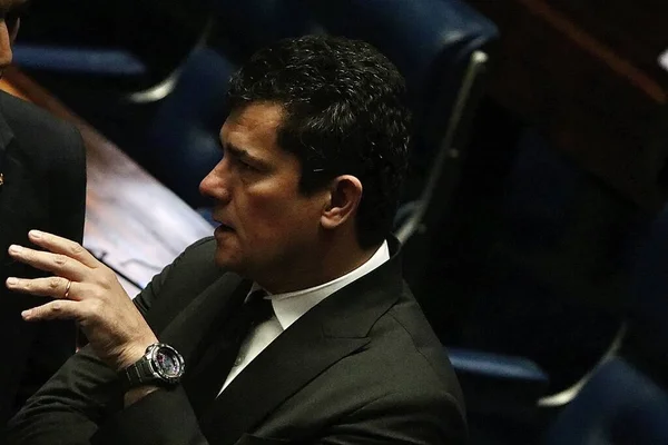 Brazilští Senátoři Postavili Proti Plánu Pcc Unést Senátora Mora Března — Stock fotografie