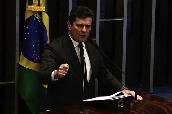 Senadores Brasileños Opusieron Plan Del Pcc Secuestrar Senador Moro Marzo —  Fotos de Stock