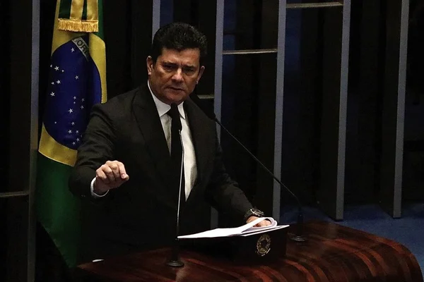 Бразильские Сенаторы Выступили Против Плана Pcc Похитить Сенатора Моро Марта — стоковое фото