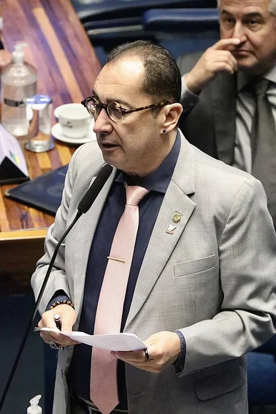 Brasilianska Senatorer Tog Ställning Mot Pcc Plan Att Kidnappa Senator — Stockfoto