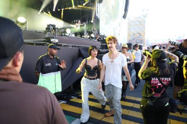 Conan Gray Performs at Lollapalooza 2023 Musical Show in Brazil. March 24, 2023, Sao Paulo, Brazil: Conan Gray band performs live on the Chevrolet Stage at Lollapalooza 2023 in Sao Paulo, Brazil, on Friday (24). 