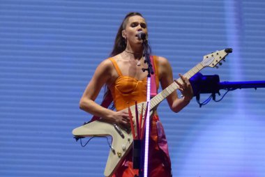 Sofi Tukker with Pabllo Vittar Perform at Lollapalooza 2023 Musical Show in Brazil. March 25, 2023, Sao Paulo, Brazil: Sofi Tukker with participation of Pabllo Vittar performed live on Adidas stage at the 10th edition of Lollapalooza 2023