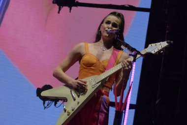 Sofi Tukker with Pabllo Vittar Perform at Lollapalooza 2023 Musical Show in Brazil. March 25, 2023, Sao Paulo, Brazil: Sofi Tukker with participation of Pabllo Vittar performed live on Adidas stage at the 10th edition of Lollapalooza 2023