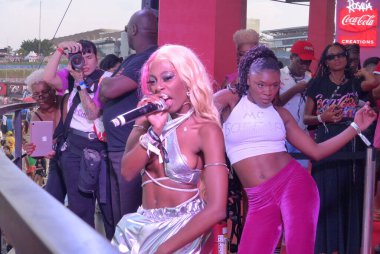 Mc Sophia Brezilya 'daki Lollapalooza 2023 Müzikal Show' da gösteri yapıyor. 26 Mart 2023, Sao Paulo, Brezilya: Brezilyalı Funk şarkıcısı, MC Sophia, Brezilya 'nın Sao Paulo kentindeki Lollapalooza 2023' ün 10.