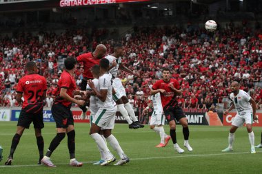 Paranaense Futbol Şampiyonası: Athletico PR Maringa 'ya karşı. 26 Mart 2023, Curitiba, Parana, Brezilya: Atlhetico PR ve Maringa arasındaki futbol maçı 2023 Paranaense Futbol Şampiyonası 'nın ikinci ayağı için geçerli