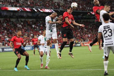 Paranaense Futbol Şampiyonası: Athletico PR Maringa 'ya karşı. 26 Mart 2023, Curitiba, Parana, Brezilya: Atlhetico PR ve Maringa arasındaki futbol maçı 2023 Paranaense Futbol Şampiyonası 'nın ikinci ayağı için geçerli