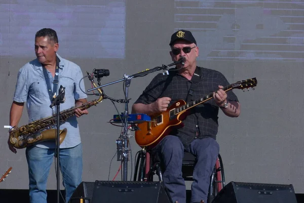 Paralamas Successo Performs Lollapalooza 2023 Musical Show Brazil 브라질 파울로 — 스톡 사진