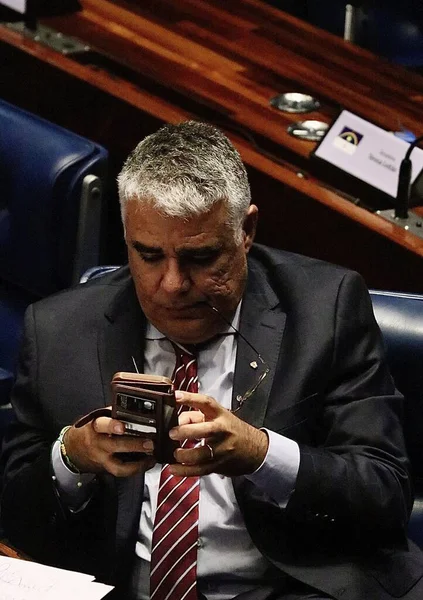 Заседание Сената Бразилии Марта 2023 Года Бразилиа Федеральный Округ Бразилия — стоковое фото
