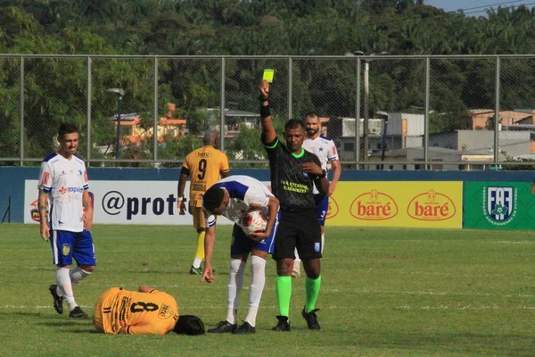 Amazoense足球锦标赛 亚马逊对全国 2023年4月1日 巴西马瑙斯 亚马孙 在一场与卡洛斯 萨米斯体育场有争议的转会决斗中 亚马孙和巴西国家公园星期六以0比0被淘汰 — 图库照片