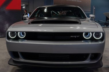 New York Uluslararası Otomobil Fuarı 2023. 5 Nisan 2023, New York, ABD: 2023 Dodge Challenger SRT İblis 170, 5 Nisan 2023 tarihinde New York 'ta Jacob Javits Kongre Merkezi' nde Uluslararası Otomobil Fuarı basın tanıtımında görüldü..  