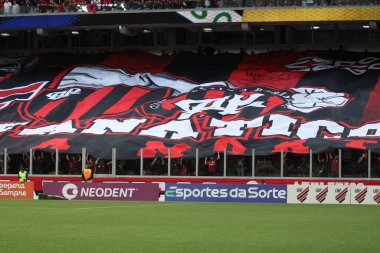 Paranaense Futbol Şampiyonası: Atlhetico Halkla İlişkiler FC Cascavel 'e karşı. 2009 Nisan, 2023, Curitiba, Parana, Brezilya: Atlhetico Paranaense takımı 2023 Paranaense Futbol Şampiyonası rövanş maçında şampiyon unvanını kutluyor. 