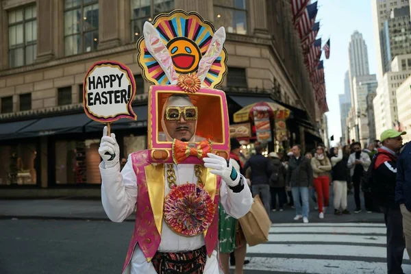 Пасхальный Праздник Нью Йорке Апреля 2023 Года Нью Йорк Сша — стоковое фото