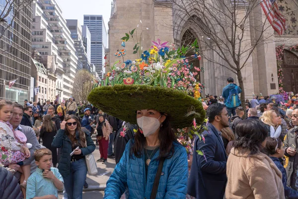 2023 New York City Easter Bonnet Parade Abril 2023 Nova — Fotografia de Stock