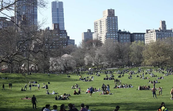 Férias Páscoa Celebradas Central Park Abril 2023 Nova York Eua — Fotografia de Stock