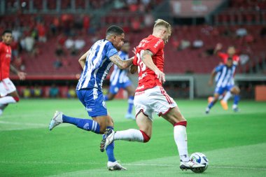 Brezilya Kupası: Uluslararası CSA 'ya karşı. 11 Nisan 2023, Porto Alegre, Rio Grande do Sul, Brezilya: 2023 Copa do Brasil, Beira-Rio Stadyumu 'nda düzenlenen 