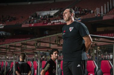 Brezilya Kupası: Sao Paulo Ituano 'ya karşı. 11 Nisan 2023, Sao Paulo, Brezilya: 2023 Copa do Brasil Brezilya Kupası 'nın Cicero Pompeu de Toledo Stadyumu' nda (Morumbi) düzenlenen üçüncü etabın ilk ayağı için geçerli olan Sao Paulo ve Ituano arasındaki futbol maçı.)