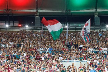 Brezilya Kupası: Fluminense Paysandu 'ya karşı. 12 Nisan 2023, Rio de Janeiro, Brezilya: Fluminense ve Paysandu arasındaki futbol maçı, Mario Filho Stadyumu 'nda (Maracana) düzenlenen 