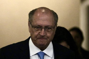 ABDIB Forumu 2023 Brezilya Cumhuriyeti Başkan Yardımcısı Geraldo Alckmin ile açılıyor. 11 Nisan 2023. Brasilia, Distrito Federal, Brezilya: Brezilya Cumhuriyeti Başkan Yardımcısı Geraldo Alckmin. (PSB) 