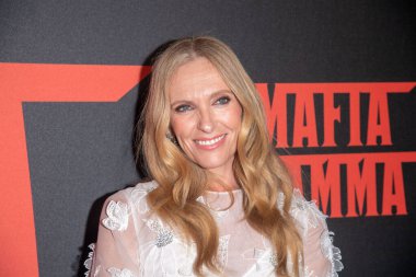 Mafya Mamma New York gösterimi. 11 Nisan 2023, New York, ABD: Toni Collette 11 Nisan 2023 'te New York City' de bulunan AMC Lincoln Square Theater 'daki Mafya Mamma New York gösterimine katılır.. 