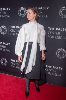 Amerikan FX Serisi 10. Yıldönümü Kutlaması. 12 Nisan 2023, New York, New York, ABD: Keri Russell 12 Nisan 2023 tarihinde Paley Center for Media 'da Amerikan FX serisinin 10. yıldönümü kutlamalarına katıldı.