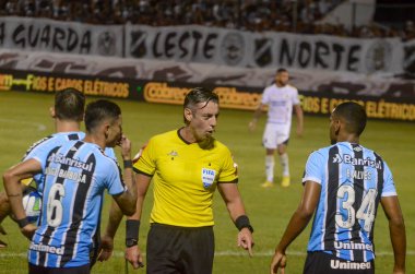 (SPO) Copa do Brasil 'in futbol maçı. 13 Nisan 2023. Natal, Rio Grande do Norte, Brezilya: Gremio karşı ABC (RN) Copa do Brasil 2023 'ün üçüncü safhası için geçerli, Natal' daki Estadio Frasqueirao 'da, bu Perşembe gecesi (13). Paspas.