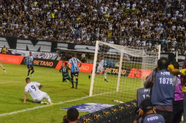 (SPO) Copa do Brasil 'in futbol maçı. 13 Nisan 2023. Natal, Rio Grande do Norte, Brezilya: Gremio karşı ABC (RN) Copa do Brasil 2023 'ün üçüncü safhası için geçerli, Natal' daki Estadio Frasqueirao 'da, bu Perşembe gecesi (13). Paspas.