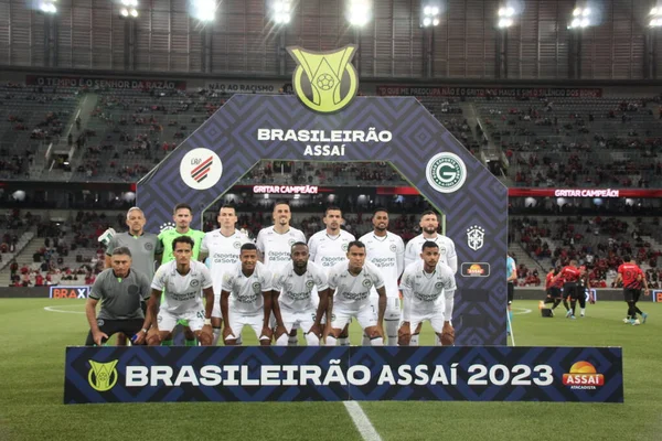 Mistrzostwa Brazylii Piłce Nożnej Athletico Goias Kwietnia 2023 Curitiba Parana — Zdjęcie stockowe