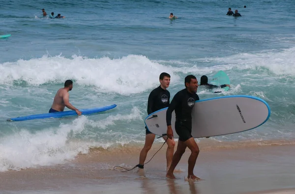 Rio Plaże Sprzątanie Kwietnia 2023 Rio Janeiro Brazylia Ekolodzy Surferzy — Zdjęcie stockowe