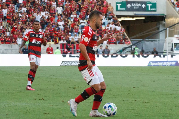 Brasilianische Fußballmeisterschaft Flamengo Gegen Coritiba April 2023 Rio Janeiro Brasilien — Stockfoto
