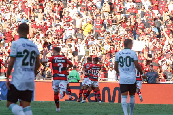 브라질 선수권 Flamengo Coritiba 2023 브라질 리우데자네이루 플라멩고 바간의 마리오 — 스톡 사진