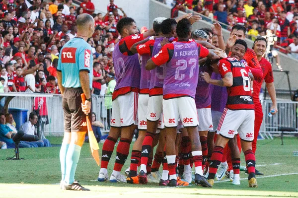 Brazilian Soccer Championship Flamengo Coritiba April 2023 Rio Janeiro Brazil — Stock Photo, Image