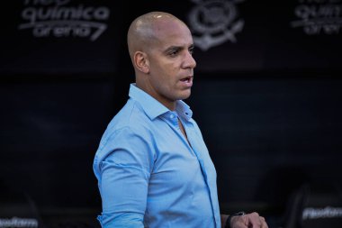 Brezilya Futbol Şampiyonası: Korintliler Cruzeiro 'ya karşı. 16 Nisan 2023, Sao Paulo, Brezilya: Corinthians ve Cruzeiro arasındaki futbol maçı, 2023 Brezilya Futbol Şampiyonası 'nın ilk turu için geçerli, Neo Quimica Arena' da yapıldı.