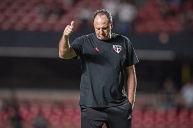 Sulamericana Kupası: Sao Paulo ve Puerto Cabello. 18 Nisan 2023, Sao Paulo, Brezilya: Sao Paulo ve Puerto Cabello arasındaki futbol maçı, Copa Sudamericana 2023 'ün ikinci aşaması için geçerli, Cicero Pompeu de Toledo Stadyumu' nda (Morumbi)