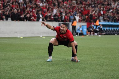 Libertadores Kupası: Athletico PR vs Atletico MG. 18 Nisan, Curitiba, Parana, Brezilya: Athletico PR ile Atletico MG arasındaki futbol maçı, 2023 Copa Libertadores 'in grup aşamasının ikinci turu için geçerli. (18) Athletico 2-1 kazandı.. 