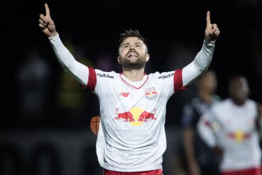 Sulamericana Kupası: RB Bragantino Oriente Petroleo 'ya karşı. 18 Nisan 2023, Braganca Paulista, Sao Paulo, Brezilya: RB Bragantino ve Oriente Petrolero arasındaki futbol maçı, Conmebol Sulamericana 'nın ilk etabı için geçerli, Salı günü (18,)